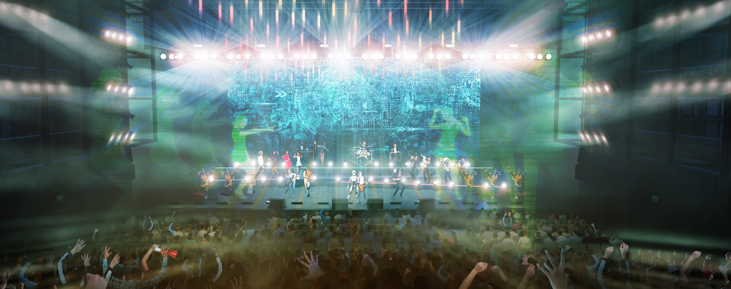 MoN Takanawa: The Museum of Narratives Box1000、1000平方メートルのシアター空間。